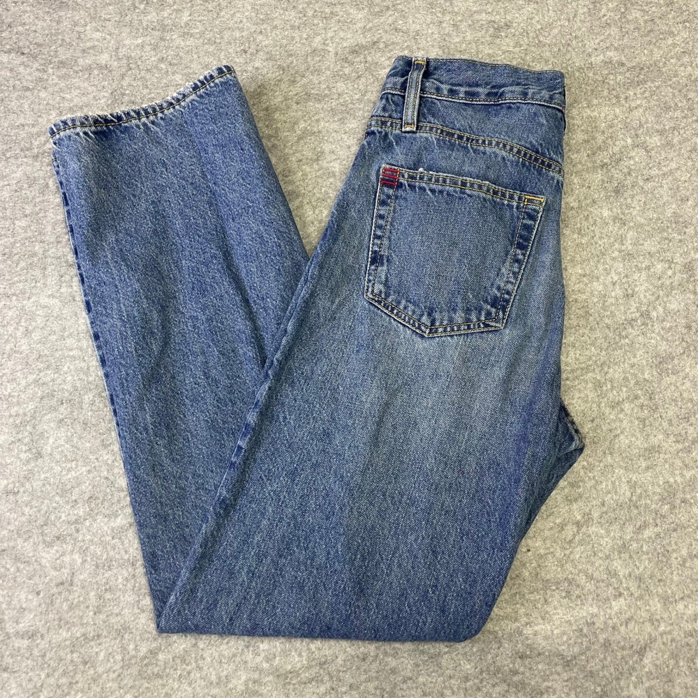 BDG Urban Outfitters Cowboy Jean High Rise Straight Leg Blue Denim Size 26 - Picture 8 of 13